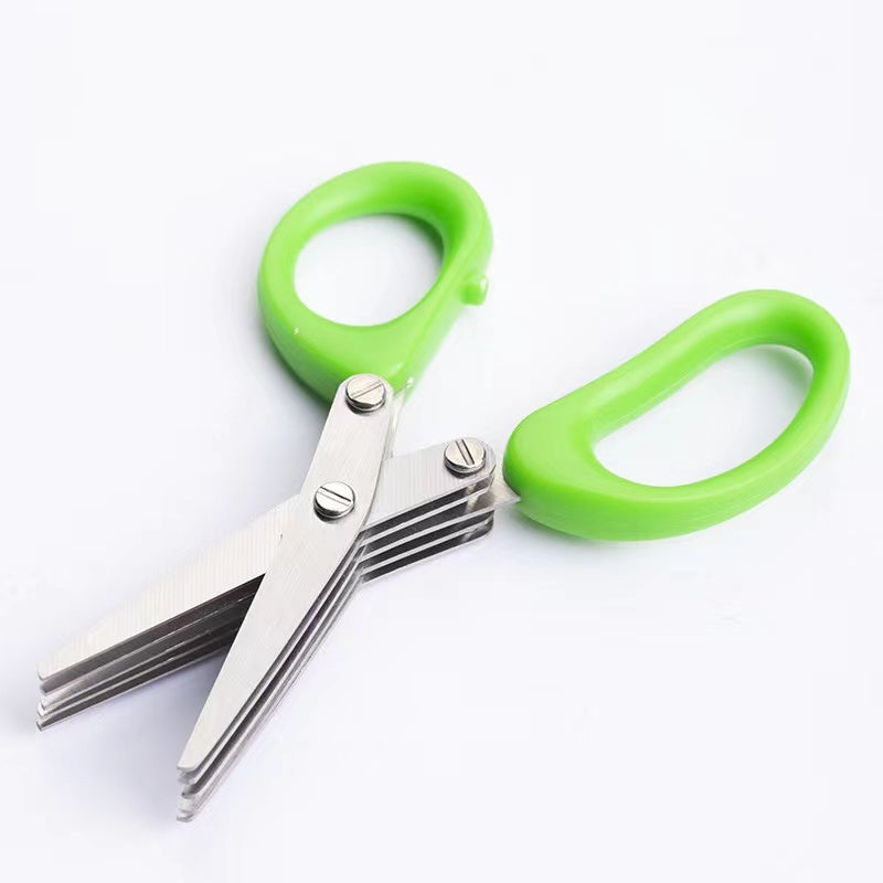 Premium 5-Layer Vegetable Scissors – Multi-Functional
