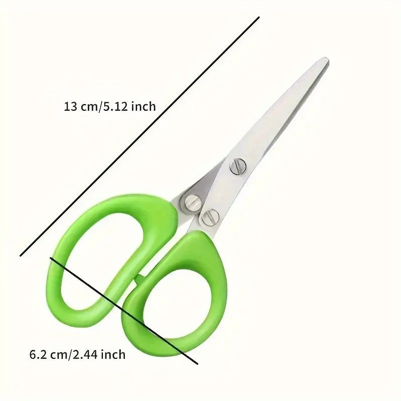 Premium 5-Layer Vegetable Scissors – Multi-Functional